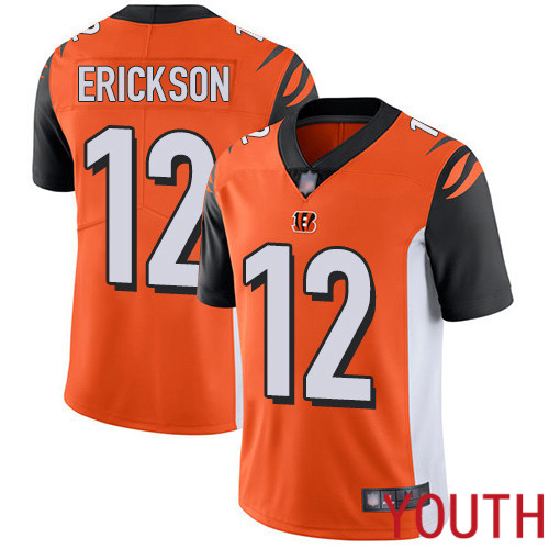 Cincinnati Bengals Limited Orange Youth Alex Erickson Alternate Jersey NFL Footballl #12 Vapor Untouchable